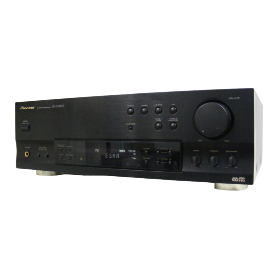 Pioneer SX-209RDS Service Manual