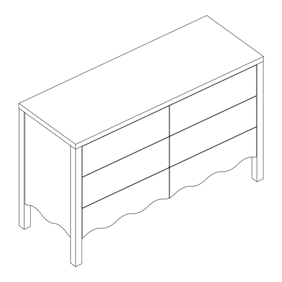 Mocka Malena Six Drawer Assembly Instructions Manual