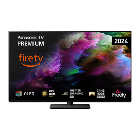 Panasonic TV-55Z85AEB Operating Instructions Manual