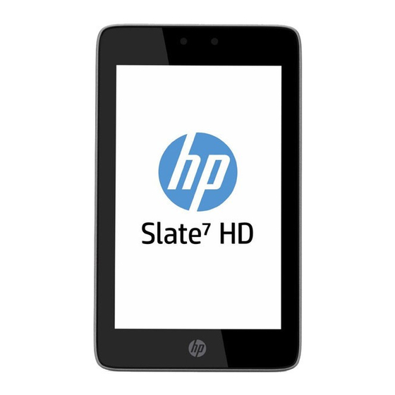 HP Slate7 VoiceTab Manuals