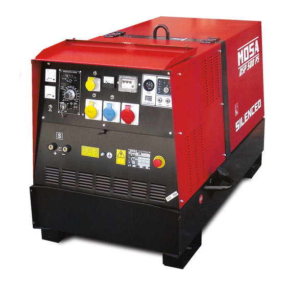 Mosa DSP 500 PS Use And Maintenance Manual