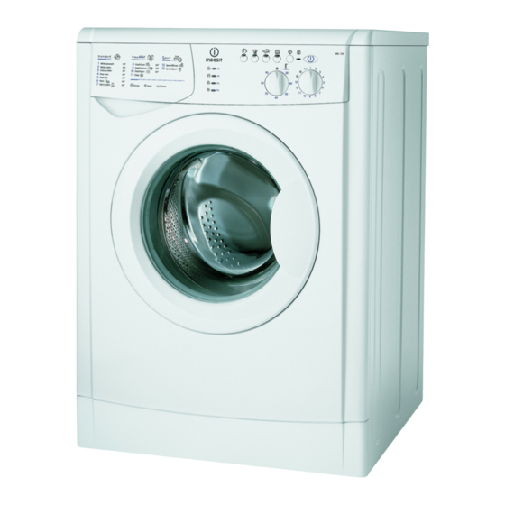 Indesit wil 113 Instructions For Use Manual