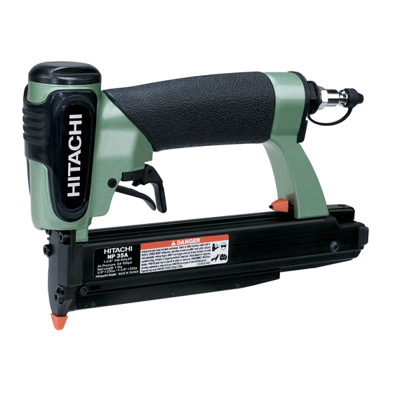Hitachi NP 35A Instruction And Safety Manual