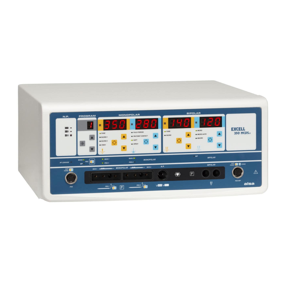 ALSA EXCELL MCDSe Series Service Manual