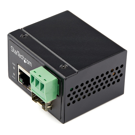 StarTech.com IMC100MSFP Quick Start Manual