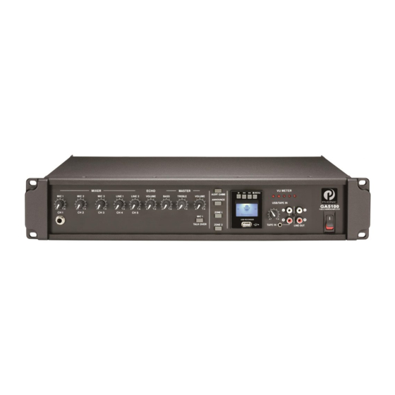Phonic GA5100 Easy Manual