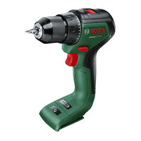 Bosch UniversalDrill 18V-60 UniversalImpact 18V-60 Original Instructions Manual
