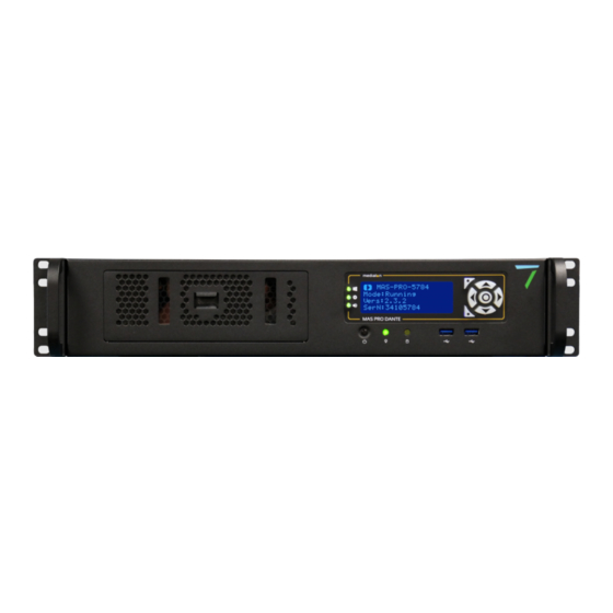 7th Sense Medialon MAS Pro Dante DH Hardware User's Manual