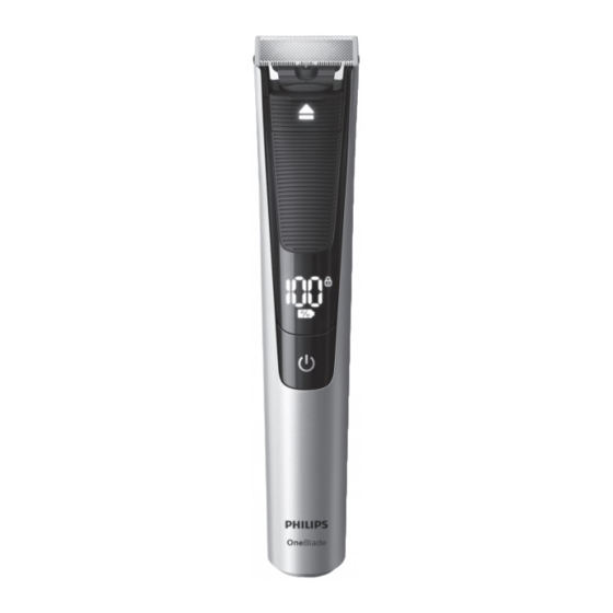 User Manuals: Philips QP6510/64 Hybrid Electric Trimmer