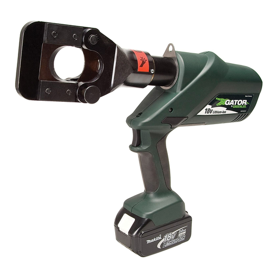 Textron Greenlee ESG45L Operation Manual