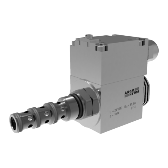 User Manuals: Argo-Hytos SD2PX-B4 Proof Valves