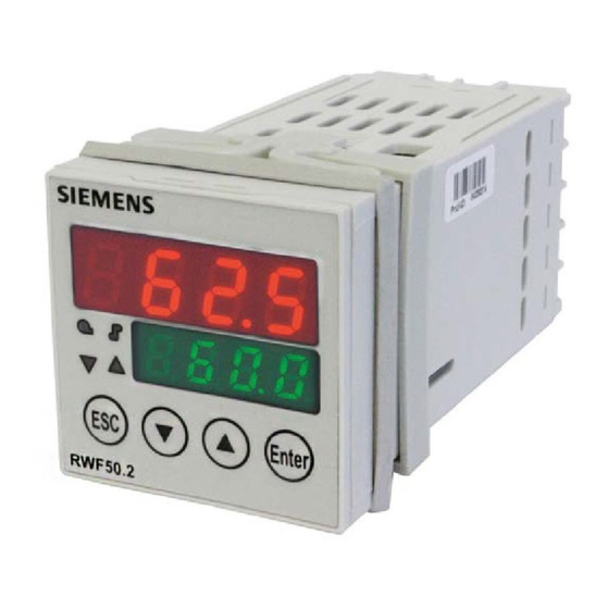 Siemens RWF50.3 Manuals