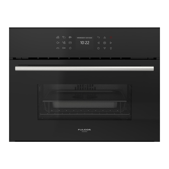 Fulgor Milano FCO 4511 TEM Instructions For Installation And Use Manual