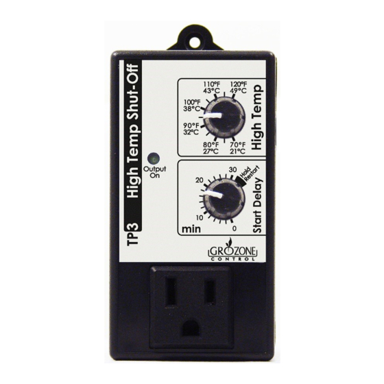 Grozone Control Temp-3 User Manual