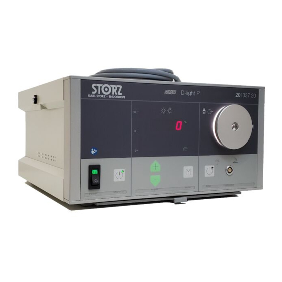 Storz D-LIGHT P Instruction Manual