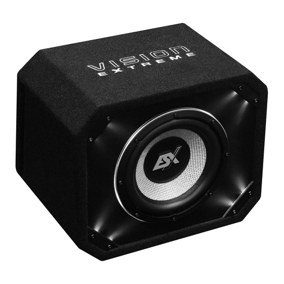 ESX VE200 Manual
