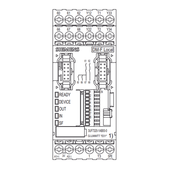 Siemens SIMOCODE pro DM-F Local Original Operating Instructions
