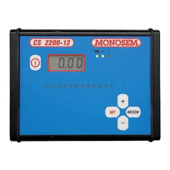 Monosem CS 2200-12 User Manual