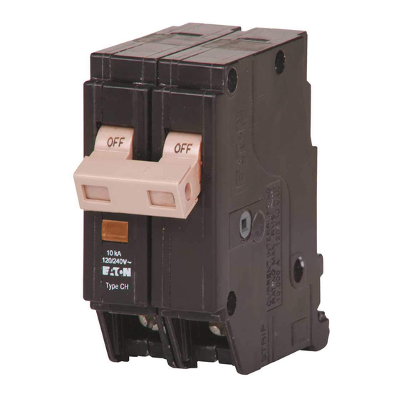 Eaton CH 3/4" Series Instructional Leaflet