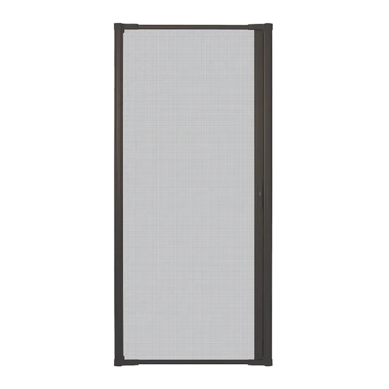 Andersen LUMINAIRE Retractable Insect Screen Manuals