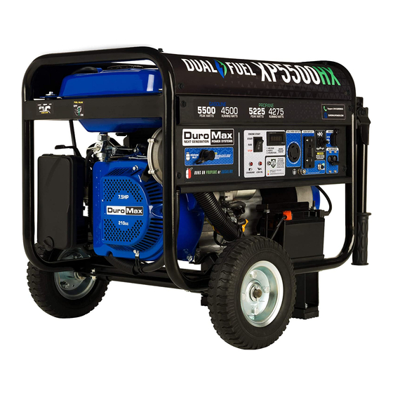 DUROMAX XP5500HX User Manual