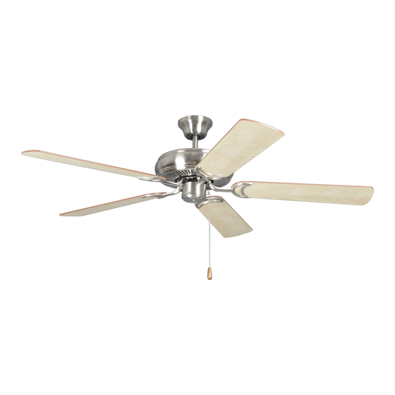Craftmade ELLINGTON DCF52BNK5 Installation Manual