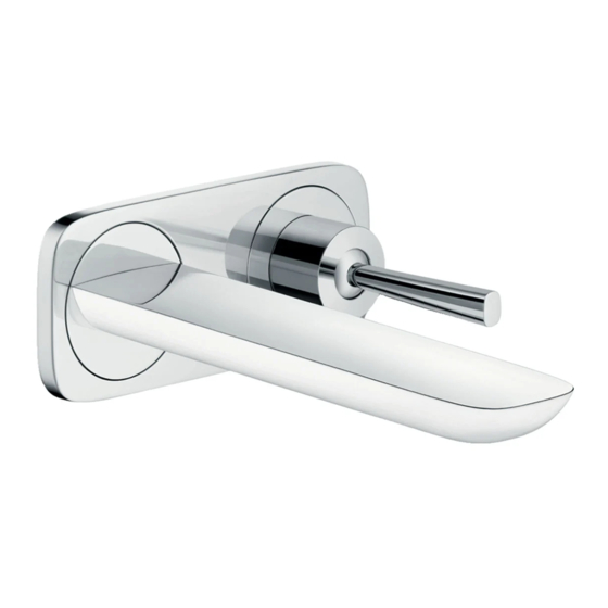 Hans Grohe PuraVida 15084000 Instructions For Use/Assembly Instructions