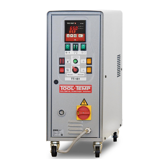 Tool-Temp TT-181 Manual Of Instruction