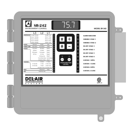 DEL-AIR SR-242 Manuals
