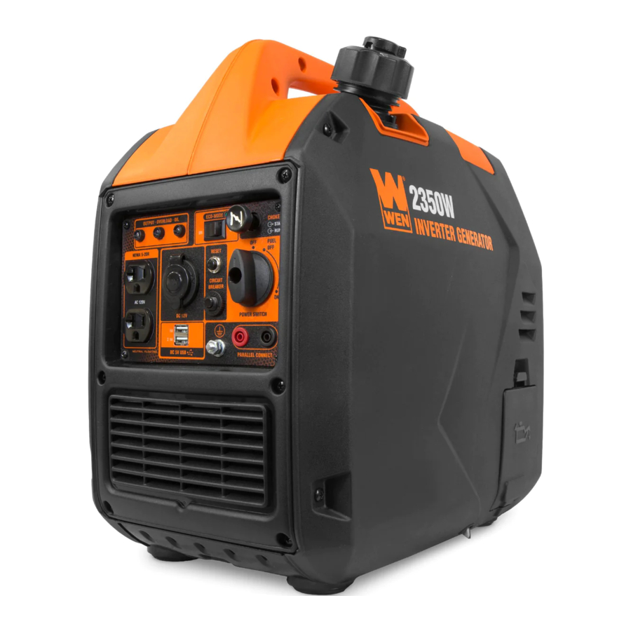 WEN 56235i - 2350W Inverter Generator Manual