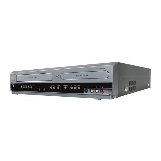Magnavox ZV420MW8 - DVDr/ VCR Combo Manuals