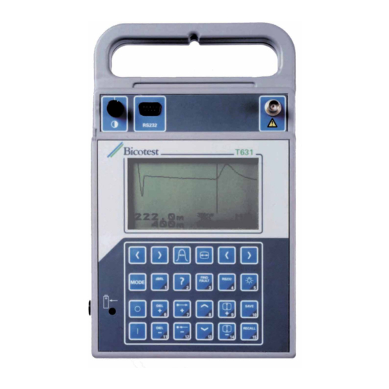 Radiodetection T631 TDR Operating Manual