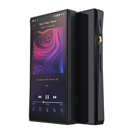 Fiio M11 Pro Complete User's Manual