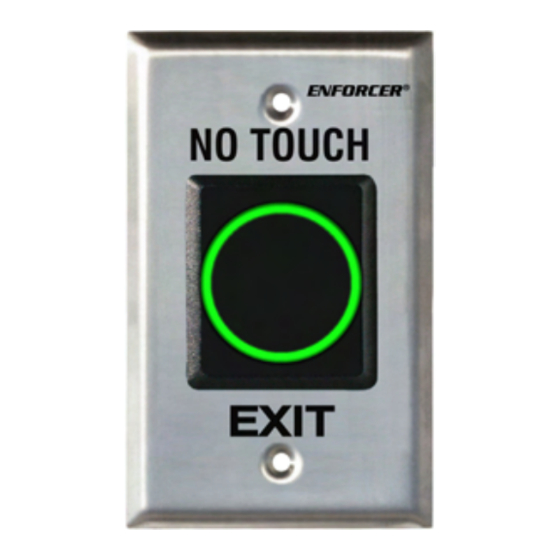 ENFORCER No Touch SD-927PKC-NEQ Manual