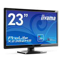 Iiyama ProLite X2382HS User Manual