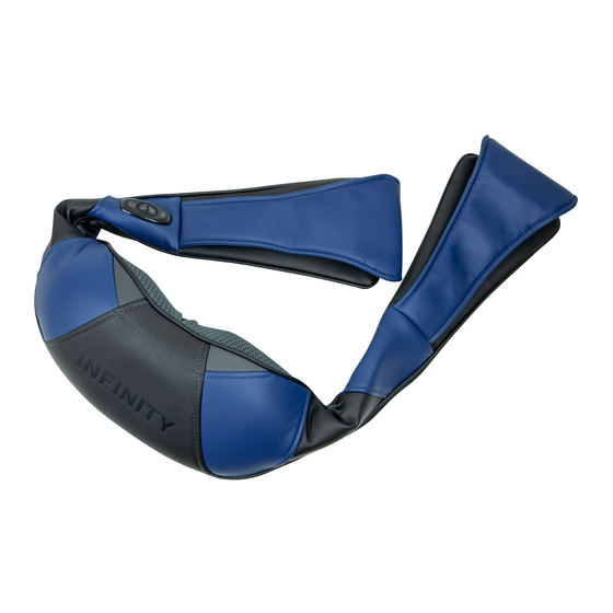 Infinity CORDLESS SHIATSU SPORT NECK & BACK MASSAGER User Manual