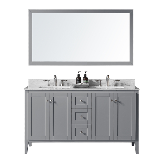 Exclusive Heritage YK-10060D-WMCG Installation Manual