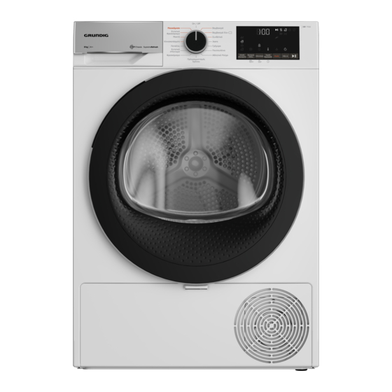 Grundig GTP58230W User Manual
