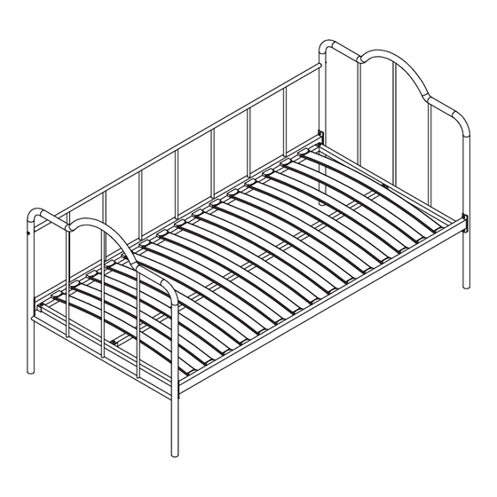 Mocka Dixie Daybed with Trundle Assembly Instructions Manual