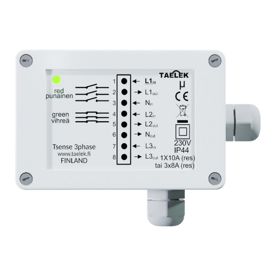 TAELEK Tsense 3phase Manual