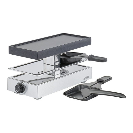 Spring RACLETTE2 CLASSIC Operating Instructions Manual