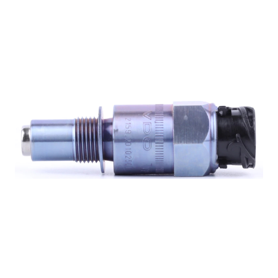VDO SENDER UNIT 2159-20 Datasheet