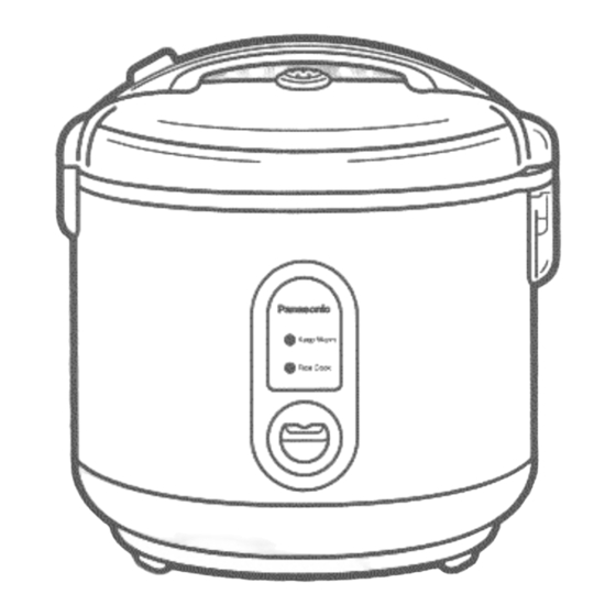 Panasonic SR-SH10RP Operating Instructions Manual