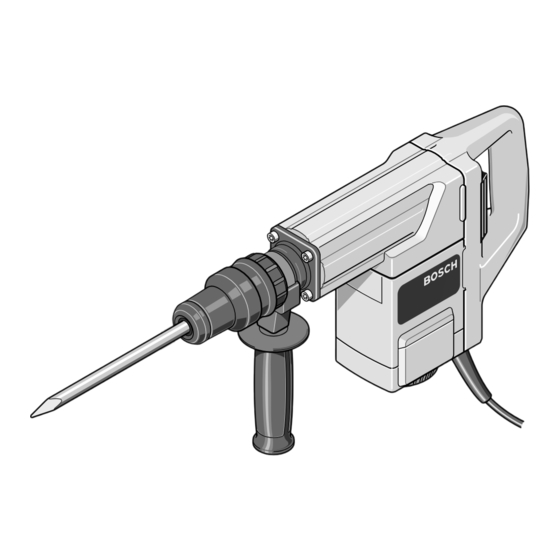 User Manuals: Bosch GSH 4 Hammer tool