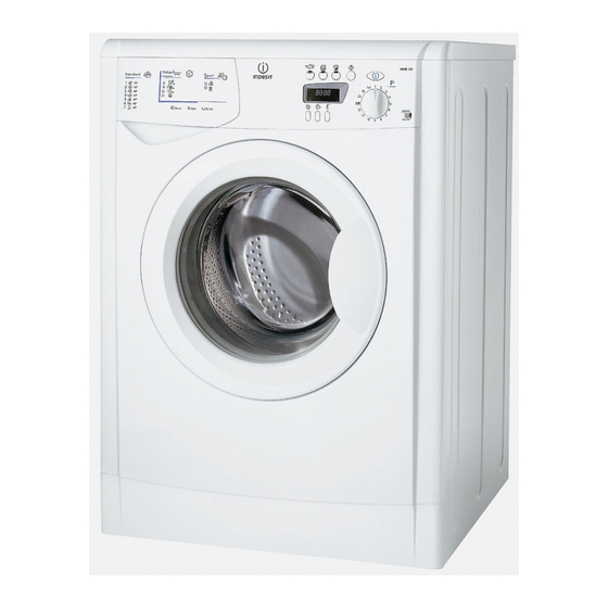 Indesit WIDE 127 Instructions For Use Manual