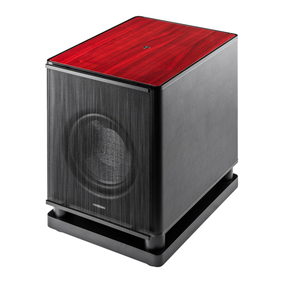 Sonus Faber GRAVIS VI Owner's Manual