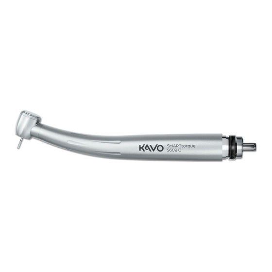 KaVo SMARTtorque S609 C Instructions For Use Manual