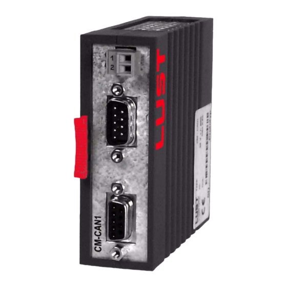 Lust CM-CAN1 User Manual