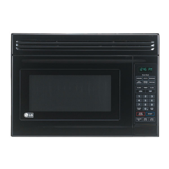 LG LMV1314B Owner's Manual