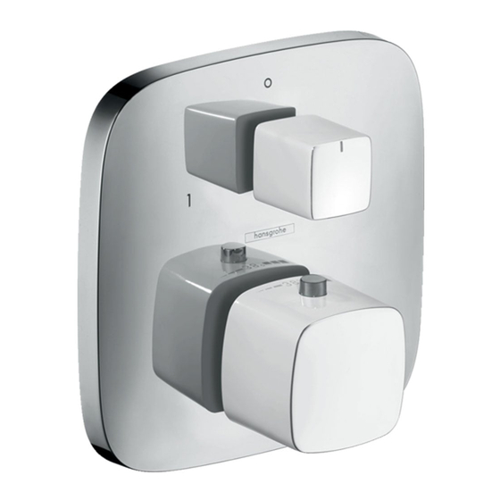 Hans Grohe PuraVida 15775 1 Series Installation Instructions / Warranty